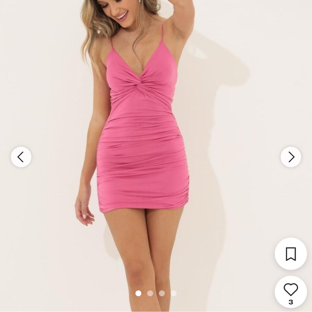 Lucy in the Sky Pink Mini Dress